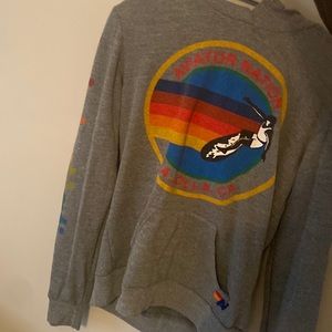 Grey Aviator Nation Hoodie